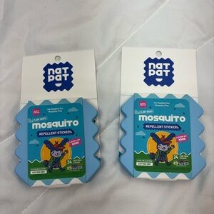 New 2 packs NatPat Mosquito Repellent Stickers 24 stickers plant based